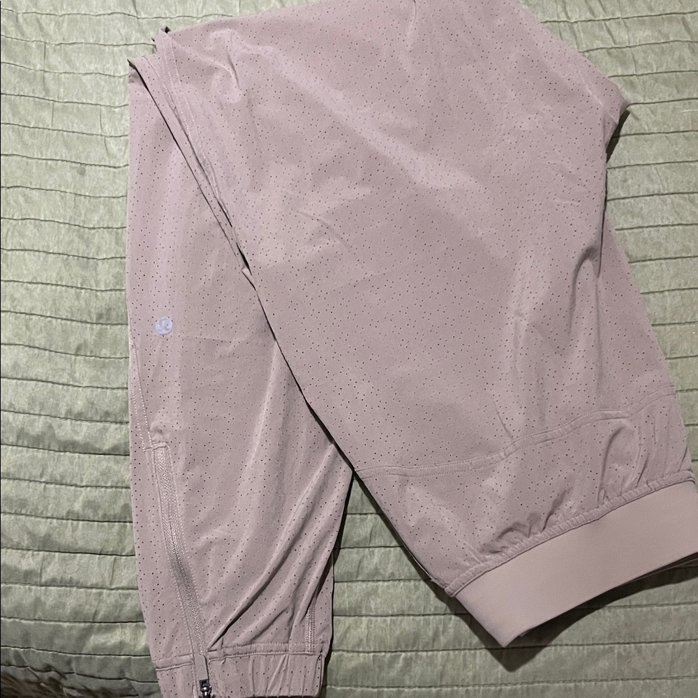 Lululemon Light brown Perforated Track jogger Pants